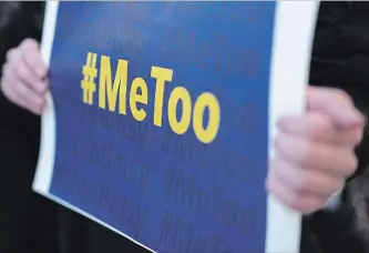  ?? ALEX WONG GETTY IMAGES ?? Companies that create anti-harassment videos are experienci­ng a boom in business as the #MeToo movement maintains strength.