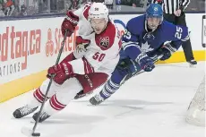  ?? CLAUS ANDERSEN/GETTY IMAGES FILES ?? Antoine Vermette is one player the Arizona Coyotes could trade in the hopes of putting together a more productive roster next year.