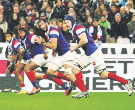  ?? Photo Midi Olympique - Patrick Derewiany ?? Enchaîner sera le maître-mot face aux Fidji pour Teddy Thomas, Mathieu Bastareaud, Yoann Maestri, Wenceslas Lauret et les Bleus.