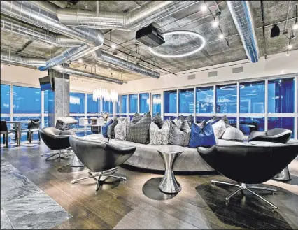  ?? Elite Realty ?? A 12,940-square-foot penthouse in The Martin is on the market for $18 million. The home takes up the entire 45th floor of the high-rise, which is right off the Strip.