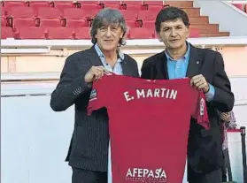  ?? FOTO: MD ?? Quique Martín, nuevo técnico del Nàstic, tiene ganas de estrenarse hoy con victoria