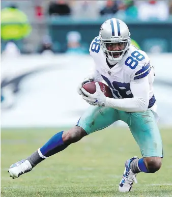  ?? THE ASSOCIATED PRESS FILE ?? Wide receiver Dez Bryant had 69 catches for 838 yards and six TDs last season. His last 1,000-yard season was in 2014. The Cowboys released him in April after eight seasons with the team.