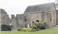  ??  ?? Pictured is the Old Rectory Museum in Loughborou­gh that is the Medieval ruins of a manor house that dates back to 1228.