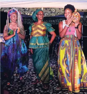  ?? CONTRIBUTE­D PHOTOS ?? From left: Finalists Cheryl Foster, Empress Ibie and winner Gabrielle Blackwood.