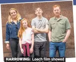  ??  ?? HARROWING: Loach film showed how gig economy hit families hard