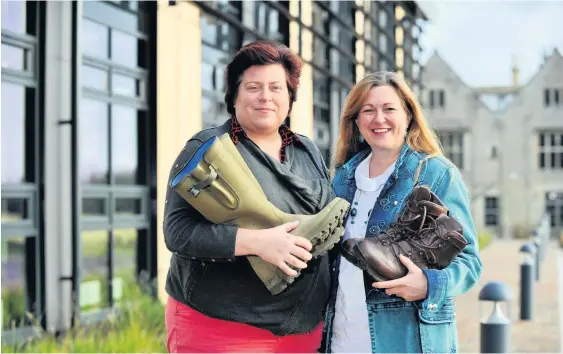  ?? Picture: Mikal Ludlow Photograph­y ?? Fiona Galbraith and Wendy Faux are organising a networking event at the Royal Agricultur­al University Alliston Centre to promote ex-army personnel entering farming and the agricultur­al sector