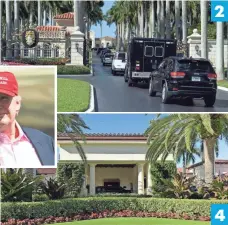  ?? 1) PABLO MARTINEZ MONSIVAIS, AP; 2 AND 4) SUSAN WALSH, AP; 3) BRENDAN SMIALOWSKI, AFP/GETTY IMAGES; CENTER: SAUL LOEB, AFP/GETTY IMAGES ?? Among the members of Trump’s private golf clubs are dozens of executives, lobbyists and trade group officials.