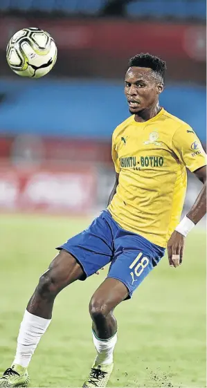  ?? /LEFTY SHIVAMBU/GALLO IMAGES ?? Themba Zwane of Mamelodi Sundowns predicts a tough game against their opponents Al Ahly in Cairo.