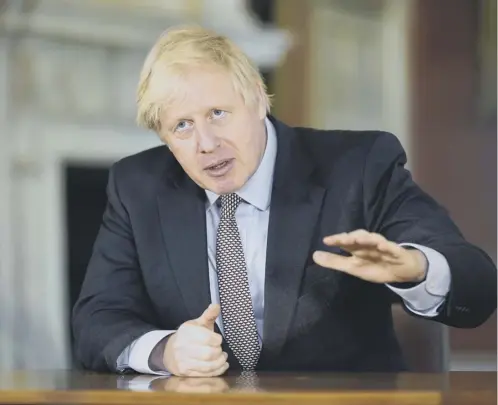  ?? GETTY IMAGES ?? ADDRESS: Prime Minister Boris Johnson spoke on TV before delivering a statement to the House of Commons about plans to ease lockdown.