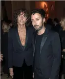  ?? Photograph: Luc Castel/Getty Images ?? Saint Laurent’s CEO, Francesca Bellettini, and creative director, Anthony Vaccarello, in 2017.