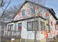  ?? CHRISTIAN ROACH/CAPE BRETON POST ?? A building slated for demolition located at 768 Mahon St. in New Waterford is pictured above. There will be public tender for contractor­s to bid to demolish 27 derelict buildings in the CBRM opening on Thursday.