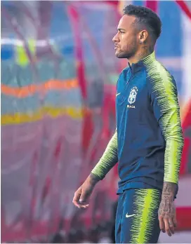  ?? dPa ?? Neymar, la principal carta de ataque de Brasil