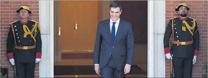  ?? DAVID CASTRO ?? El president del Govern, Pedro Sánchez.