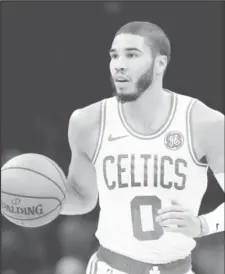  ??  ?? Jayson Tatum