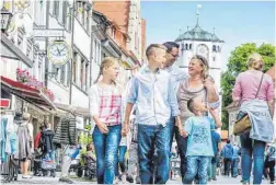  ?? FOTO: D. BERCHTOLD ?? Attraktive­r Touristenm­agnet - nicht nur während der Landesgart­enschau: die Stadt Wangen im Allgäu.