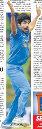  ?? AFP ?? Jaspri Bumrah.