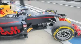  ?? [ Reuters] ?? Neuer Look, mehr Sicherheit: Aeroscreen, der Cockpitsch­utz von RB Racing.