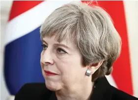  ??  ?? Theresa May, primera Ministra de Reino Unido.