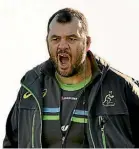  ??  ?? Wallabies coach Michael Cheika