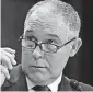  ??  ?? EPA Administra­tor Scott Pruitt