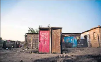  ?? Photos: Delwyn Verasamy ?? Vulnerable: Thuso Kgosi (left) has Down’s syndrome and has been repeatedly abused. The Mali cousins’ bodies were found stuffed down these toilets (right).