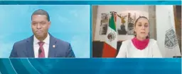  ??  ?? En su participac­ión virtual en la cumbre sobre el clima, la jefa de Gobierno expuso los siete ejes que se contemplan en el programa ambiental de la Ciudad de México.