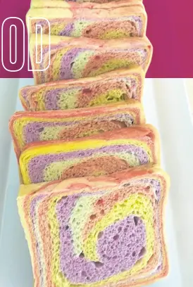  ??  ?? Rainbow Bread