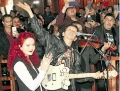  ?? /ROBERTO HERNÄNDEZ ?? Con una misa en la Basílica de Guadalpe, Alex Lora celebró 50 años de carrera