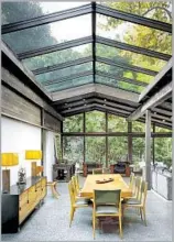  ?? Joe Fletcher ?? BRENTWOOD’S Experiment­al Ranch House has 288 square feet of high-efficiency skylights.