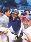  ?? N.D. Prashant/Gulf News ?? Ramzy Al Duhani celebrates victory after winning in Abu Dhabi.