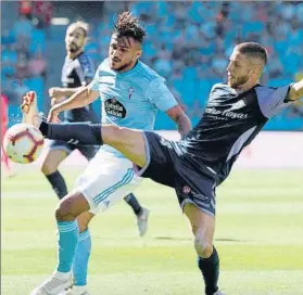  ?? FOTO: EFE ?? Celta y Valladolid midieron sus fuerzas y disputaron un reñido encuentro en Balaídos