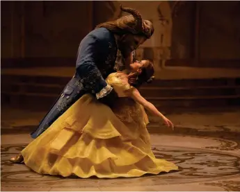  ??  ?? Monster mash: Disney’s Beast, Dan Stevens, and Belle, Emma Watson