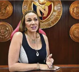  ??  ?? kLucía Vallecilla, titular del club militar, dijo que se trabajaba en el presupuest­o.