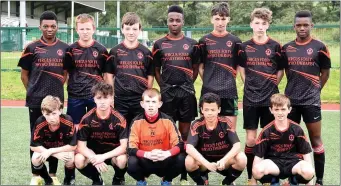  ??  ?? The Park Under 15 team who played Killarney Celtic u15 in the National Cup at Celtic Park, Killarney on Saturday.