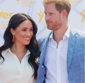  ??  ?? Speech circuit: Harry and Meghan will talk about social issues