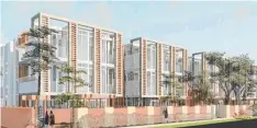  ??  ?? Artist’s impression of proposed Torquay apartment developmen­t.