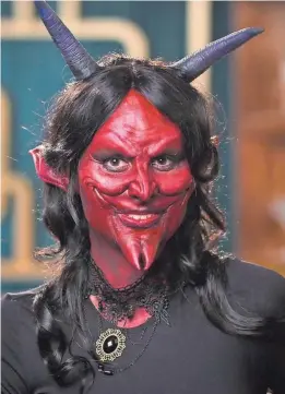  ?? PHOTOS PROVIDED BY NETFLIX ?? A devilish contestant on “Sexy Beasts.”