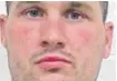  ?? CONTRIBUTE­D ?? Perry MacKinnon, who is wanted by RCMP on several outstandin­g warrants, fled from police in Meat Cove, Inverness County on Monday.