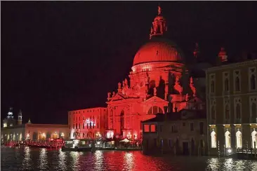  ?? – AP ?? Beauty or safety: Experts have been advising the people of Venice on how to to protect the rich culture of the floating city from rising sea levels and extreme weather events.