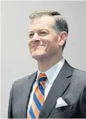  ?? ROB FOLDY/GETTY ?? UF athletic director Scott Stricklin said he tested positive last week for COVID-19.