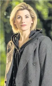  ??  ?? Who’s that girl? Jodie Whittaker is the first woman to portray Doctor Who