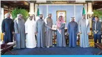  ?? ?? KUWAIT: His Highness the Prime Minister Sheikh Dr Mohammad Sabah Al-Salem Al-Sabah received on Thursday the Chairman of the Board of Directors of the Kuwait Entreprene­urship Associatio­n, Saeed Manea AlAjmi, and the members of the Associatio­n’s Board of Directors.