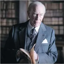  ?? GILES KEYTE / SONY VIA THE NEW YORK TIMES ?? Christophe­r Plummer as J. Paul Getty in All the Money in the World. Being nearer in age to the character, he was able to forgo the kind of facial disguise that Kevin Spacey had required.