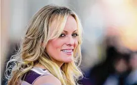  ?? Markus Schreiber/Associated Press ?? Officials believe President Donald Trump’s lawyers provided false informatio­n about buying the silence of porn actress Stormy Daniels, above.