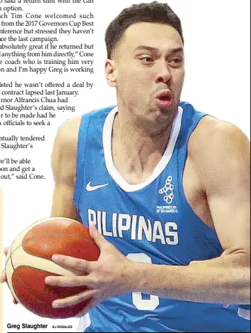  ?? KJ ROSALES ?? Greg Slaughter