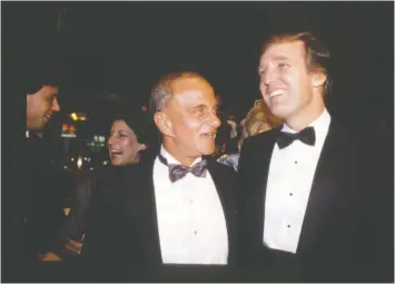  ?? — SONY PICTURES CLASSICS ?? Roy Cohn once defended Donald Trump against claims that he would not accept black tenants at his properties.