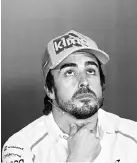  ??  ?? Fernando Alonso’s last race victory came in 2013, and he hasn’t been on the podium since 2014