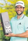  ?? Getty. ?? Adrian Otaegui with the inaugural Belgian Knockout prize after his two-shot victory in Antwerp.