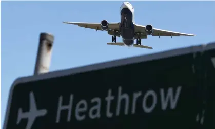  ?? Photograph: Neil Hall/EPA ?? It is understood that Heathrow is in discussion­s with airlines about looking at retiming flights out of morning peak time in the run-up to Christmas.