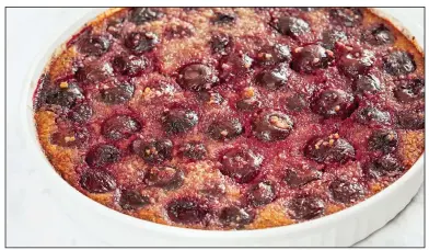  ??  ?? Clafoutis of Cherries Amandine (HMH/Tom Hopkins)